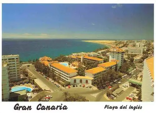 AK / Ansichtskarte  Playa_del_Ingles_Gran_Canaria_ES Kuestenpanorama Hotels Strand