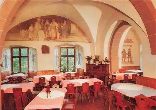 AK / Ansichtskarte 73982088 Bad_Bergzabern Ritterburg Berwartstein Gaststaette im historischen Rittersaal