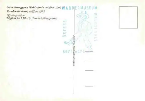 AK / Ansichtskarte 73982093 Krieglach_Muerzzuschlag_Steiermark_AT Peter Rosegger's Waldschule Wandermuseum