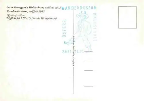 AK / Ansichtskarte  Krieglach_Muerzzuschlag_Steiermark_AT Peter Rosegger's Waldschule Wandermuseum