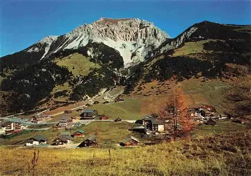 AK / Ansichtskarte  Malbun_Triesenberg_Liechtenstein Panorama mit Sesselbahn Sareiserjoch und Ochsenkopf