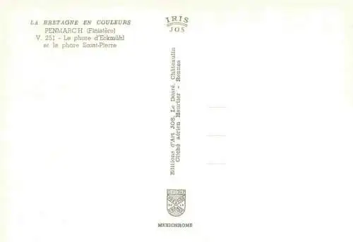 AK / Ansichtskarte  Penmarch_29_Finistere Phare d'Eckmuehl et Phare Saint Pierre vue aérienne