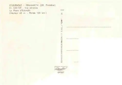 AK / Ansichtskarte  Penmarch_29_Finistere Le Phare d'Eckmuehl vue aérienne