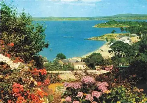 AK / Ansichtskarte  Treboul_Douarnenez_29_Finistere Panorama Plage des Sables Blancs au fond la baie de Douarnenez