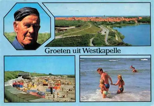 AK / Ansichtskarte 73982143 Westkapelle_Zeeland_NL Panorama Strand