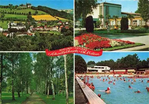 AK / Ansichtskarte  Bad_Schallerbach_Oberoesterreich_AT Panorama Rheuma-Heilbad Kurhaus Birkenallee Thermal-Schwimmbad