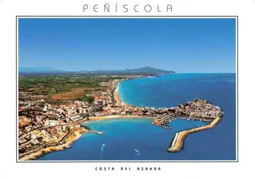AK / Ansichtskarte 73982157 Peniscola_ES Panorama Costa del Azahar vista aérea