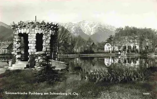 AK / Ansichtskarte 73982180 Puchberg_Schneeberg_Niederoesterreich_AT Steinerner Pavillon
