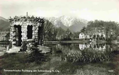 AK / Ansichtskarte  Puchberg_Schneeberg_Niederoesterreich_AT Steinerner Pavillon