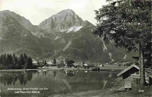 AK / Ansichtskarte 73982190 Heiterwang_Ausserfern_Tirol_AT Hotel Fischer am See mit Thaneller