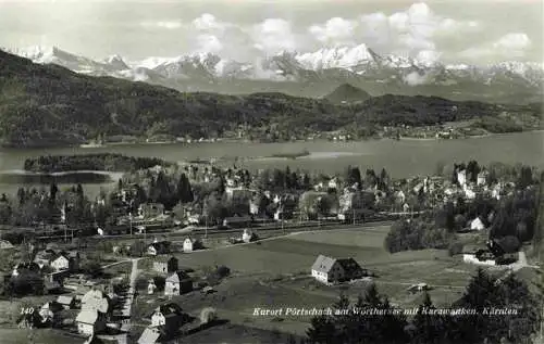 AK / Ansichtskarte  Poertschach_Woerthersee Fliegeraufnahme mit Karawanen