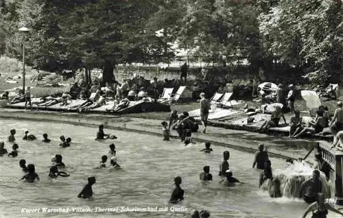 AK / Ansichtskarte  Warmbad_Villach_Kaernten_AT Thermal Schwimmbad mit Quelle