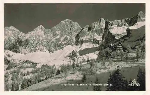 AK / Ansichtskarte  Austriahuette_1638m_Dachstein_AT Panorama