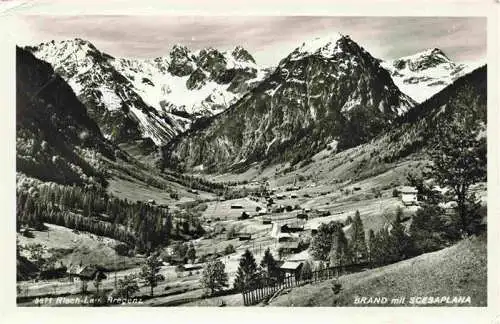 AK / Ansichtskarte  Scesaplana_GR Panorama mit Brand