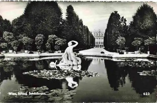 AK / Ansichtskarte 73982260 Wien_AT Schloss Schoenbrunn Seerosenteich
