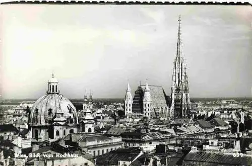 AK / Ansichtskarte  Wien_AT Blick vom Hochhaus auf Stephansdom