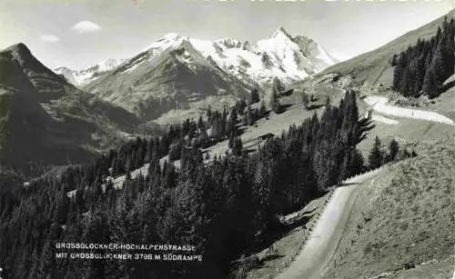 AK / Ansichtskarte  Grossglockner_3798m_Kaernten_AT mit Grossglockner Hochalpenstrasse Suedrampe