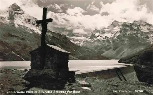 AK / Ansichtskarte  Bielerhoehe_Gaschurn_Montafon_Vorarlberg_AT Silvretta Stausee mit Pia Bin