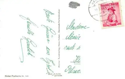 AK / Ansichtskarte  Schloss_Elmau mit Hochblassen Alpspitze Zugspitze Hochalm