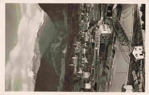 AK / Ansichtskarte  BRIGUE_Brig_VS Vue panoramique et le Simplon vue aérienne