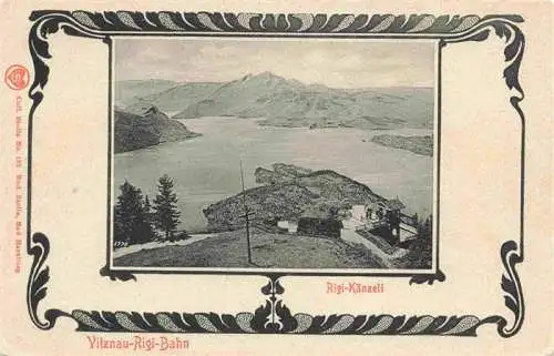 AK / Ansichtskarte  Rigi_Kaenzeli_SZ Panorama Vitznau-Rigi-Bahn Serie 17 Offizielle Ansichtskarte No. 6