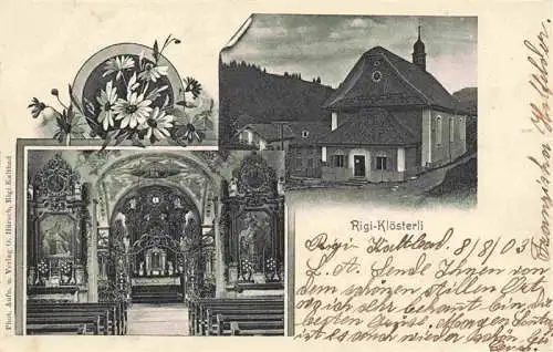 AK / Ansichtskarte  Rigi_Kloesterli_SZ Kirche Innenansicht