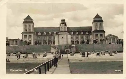 AK / Ansichtskarte  Binz_Ruegen Hotel am Strand