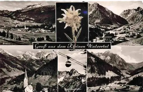 AK / Ansichtskarte 73982390 Riezlern_Kleinwalsertal_Vorarlberg mit Hirschegg Mittelberg Kanzelwanbahn Baad