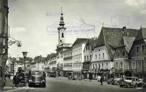 AK / Ansichtskarte  Steyr_Enns_Oberoesterreich Stadtplatz