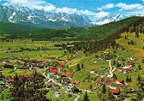 AK / Ansichtskarte  Wallgau Panorama vom Barmer Eck