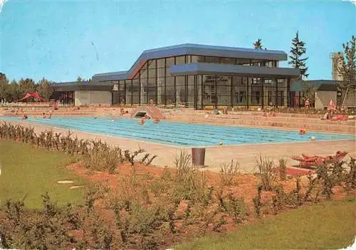 AK / Ansichtskarte  Bad_Duerrheim Sole Mineral Hallenschwimmbad Freibad