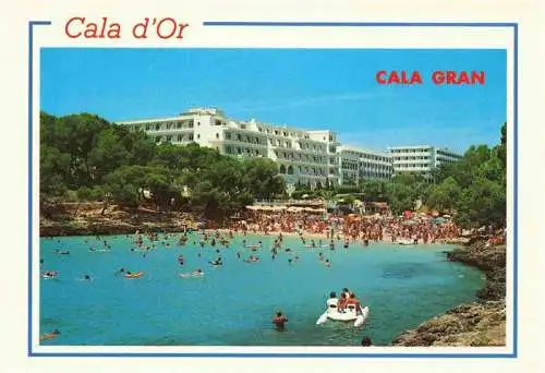 AK / Ansichtskarte 73982522 Cala_d_Or_Mallorca_ES Cala Gran Strandpartie Hotels