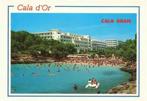 AK / Ansichtskarte  Cala_d_Or_Mallorca_ES Cala Gran Strandpartie Hotels