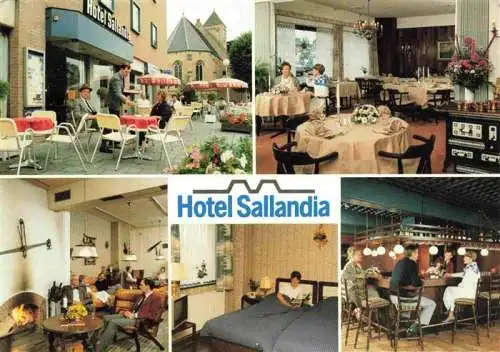 AK / Ansichtskarte 73982532 Raalte Hotel Sallandia Restaurant De Zwarte Arena Gastraeume Bar Zimmer