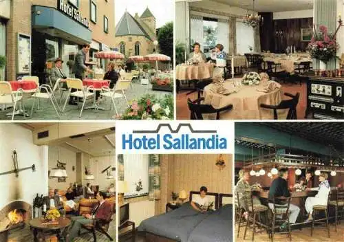 AK / Ansichtskarte  Raalte Hotel Sallandia Restaurant De Zwarte Arena Gastraeume Bar Zimmer