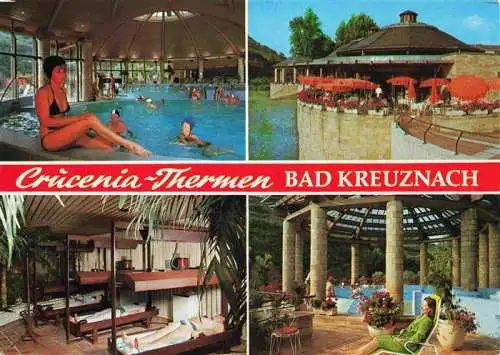 AK / Ansichtskarte  BAD_KREUZNACH Crucenia Thermen Hallenbad Ruheraum Terrasse