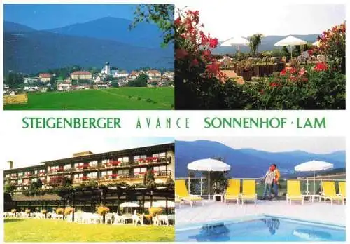 AK / Ansichtskarte 73982571 Lam_Oberpfalz Steigenberger Avance Sonnenhof Terrasse Pool