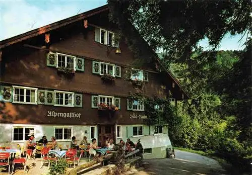 AK / Ansichtskarte  Oberstaufen Alpengasthof Bad Rain Terrasse