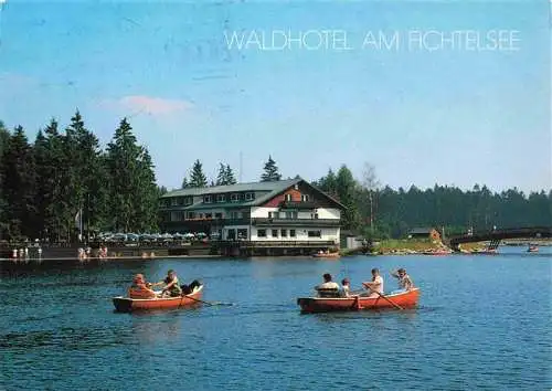 AK / Ansichtskarte 73982578 Fichtelberg_Fichtelgebirge_Bayreuth Waldhotel am Fichtelsee