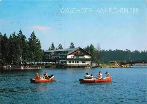 AK / Ansichtskarte  Fichtelberg_Fichtelgebirge_Bayreuth Waldhotel am Fichtelsee