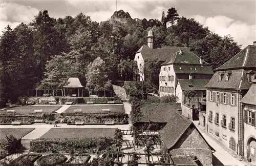 AK / Ansichtskarte  Lindenfels_Odenwald Kurgarten und Burg Hoehenluftkurort