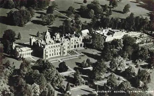 AK / Ansichtskarte  Tetbury_Gloucestershire_UK Westonbirt School aerial view