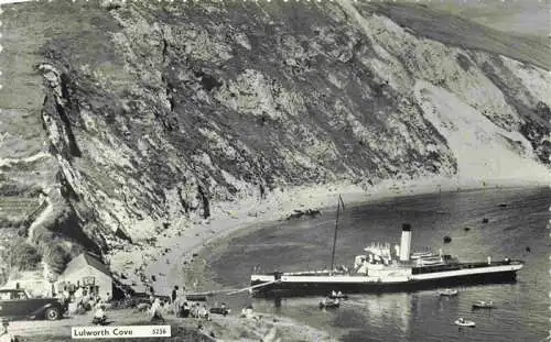 AK / Ansichtskarte  Lulworth_Cove_UK Kuestenpanorama Dampfer