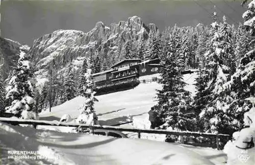 AK / Ansichtskarte  Rupertihaus_1358m_Muehlbach_Hochkoenig_AT Berghaus am Hochkoenig im Winterzauber