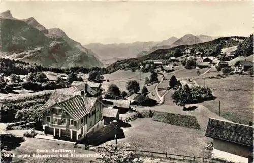 AK / Ansichtskarte  Hasliberg_Reuti_Hasliberg_BE Panorama Blick gegen Brienzersee und Brienzer Rothorn Emmentaler Alpen