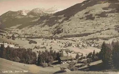 AK / Ansichtskarte  Lenk_Simmental_BE Panorama Dorf und Bad
