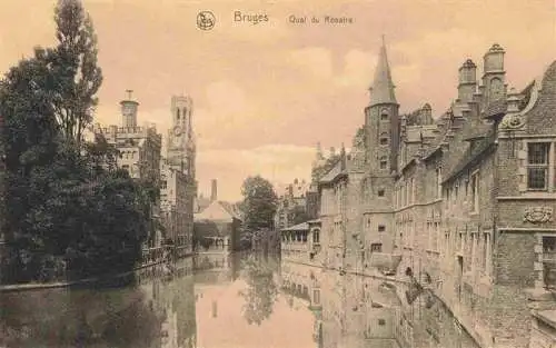 AK / Ansichtskarte  Bruges__BRUGGE_Belgie Quai du Rosaire