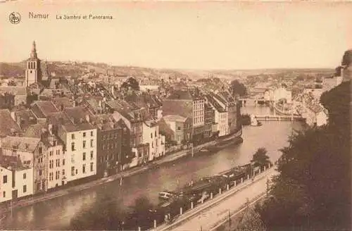 AK / Ansichtskarte  NAMUR-sur-Meuse_Belgie Panorama la Sambre