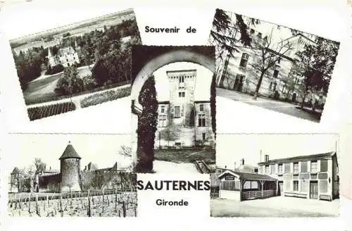 AK / Ansichtskarte  Sauternes_33_Gironde Châteaux Hôtel et Café ds Ormeaux