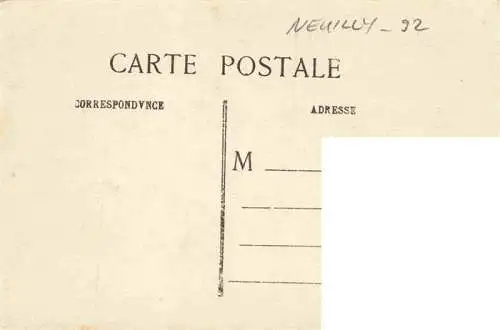 AK / Ansichtskarte  NEUILLY__-SUR-SEINE_92_Hauts-de-Seine Crue de la Seine 30 Janvier 1910 Hochwasser Katastrophe